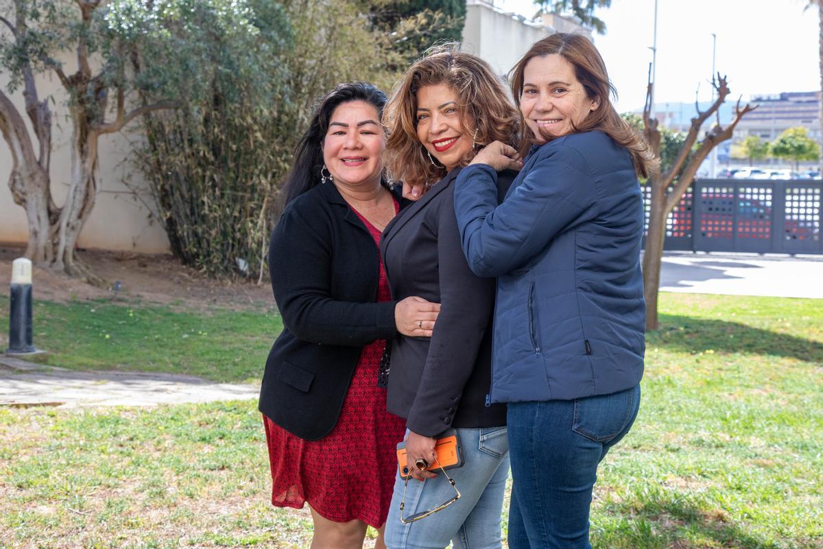 Las tres protagonistas del documental.