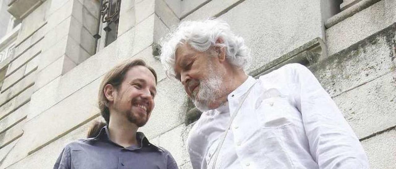 Pablo Iglesias y Xosé Manuel Beiras. // 13fotos