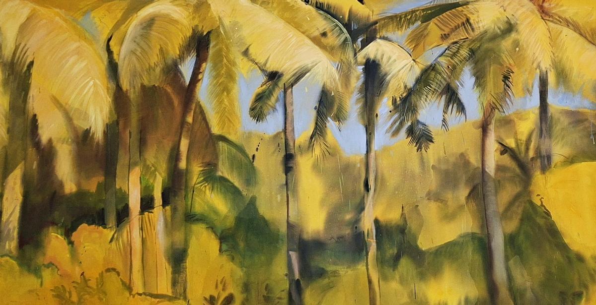 Detail eines Werks von Tomás Pizá, zu sehen in der Galería Pelaires.