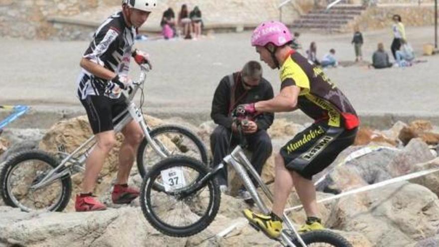 Imagen de una prueba de Trialbici.