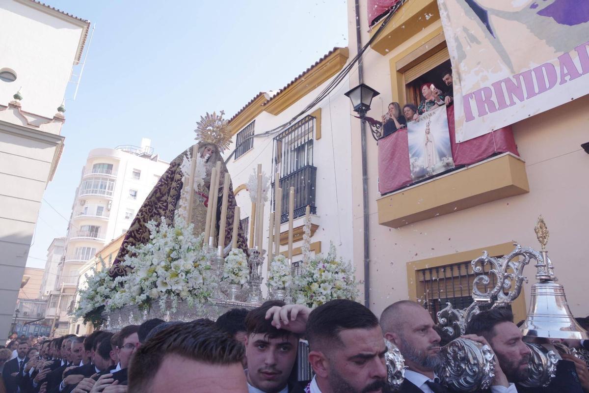 Procesión de la Virgen de la Trinidad Coronada, en imágenes