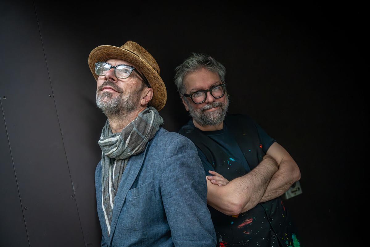 Liniers y Kevin Johansen, el pasado mes de mayo en Barcelona.