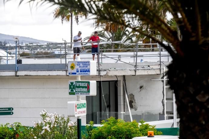 OBRAS ILEGALES CERCA DE LA CHARCA DE MASPALOMAS