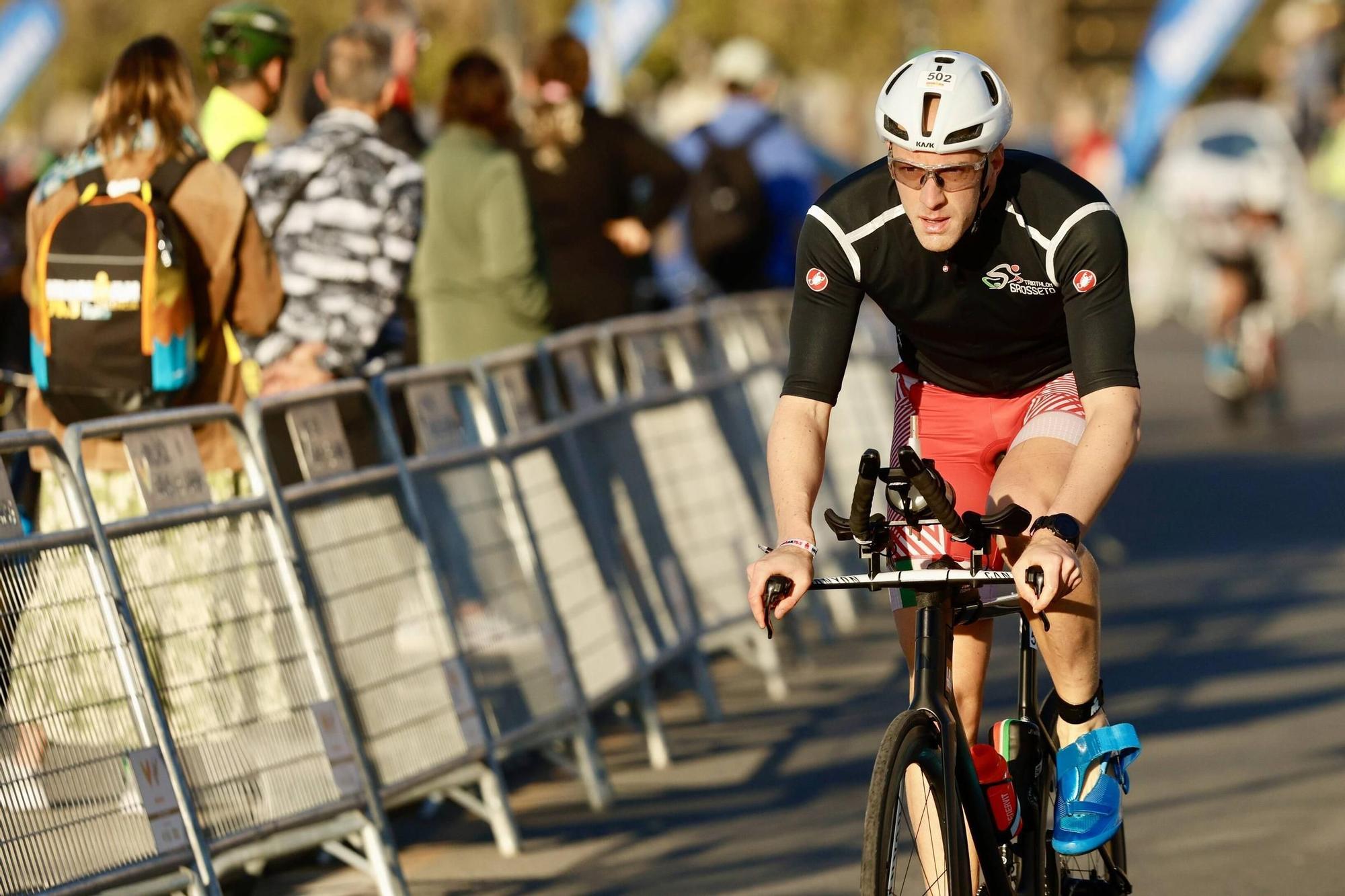 Así ha sido la prueba de ciclismo del Ironman 70.3 en Valencia