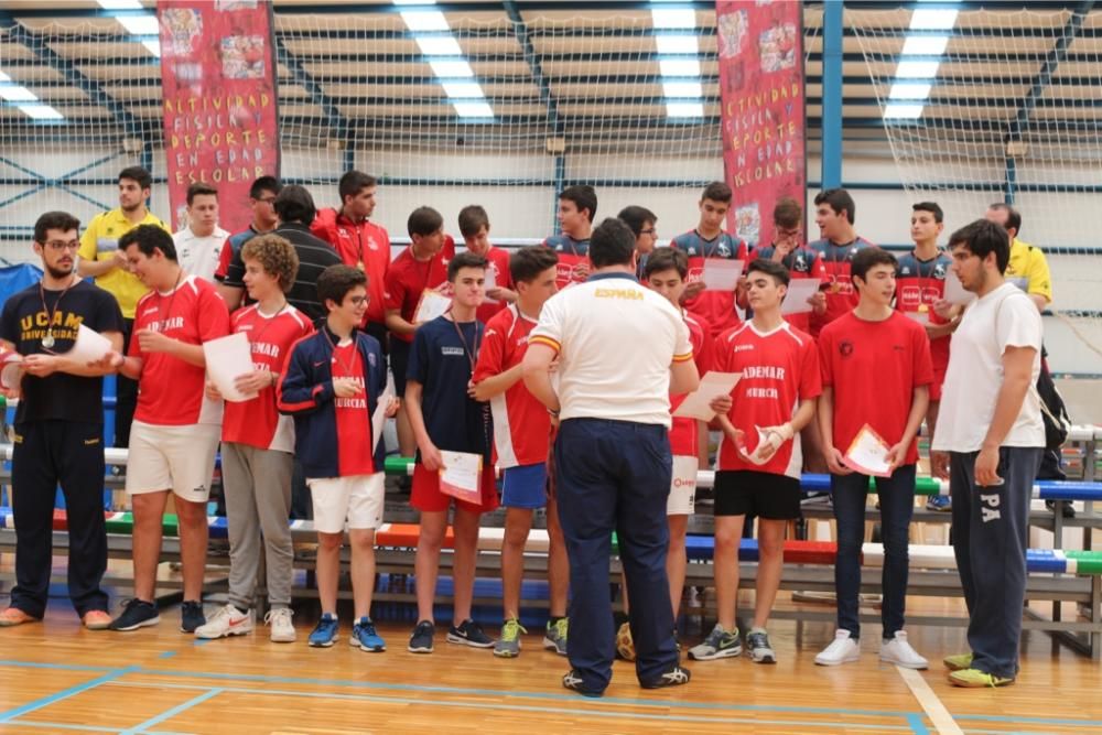 Final de Deporte Escolar Cadete en San Javier