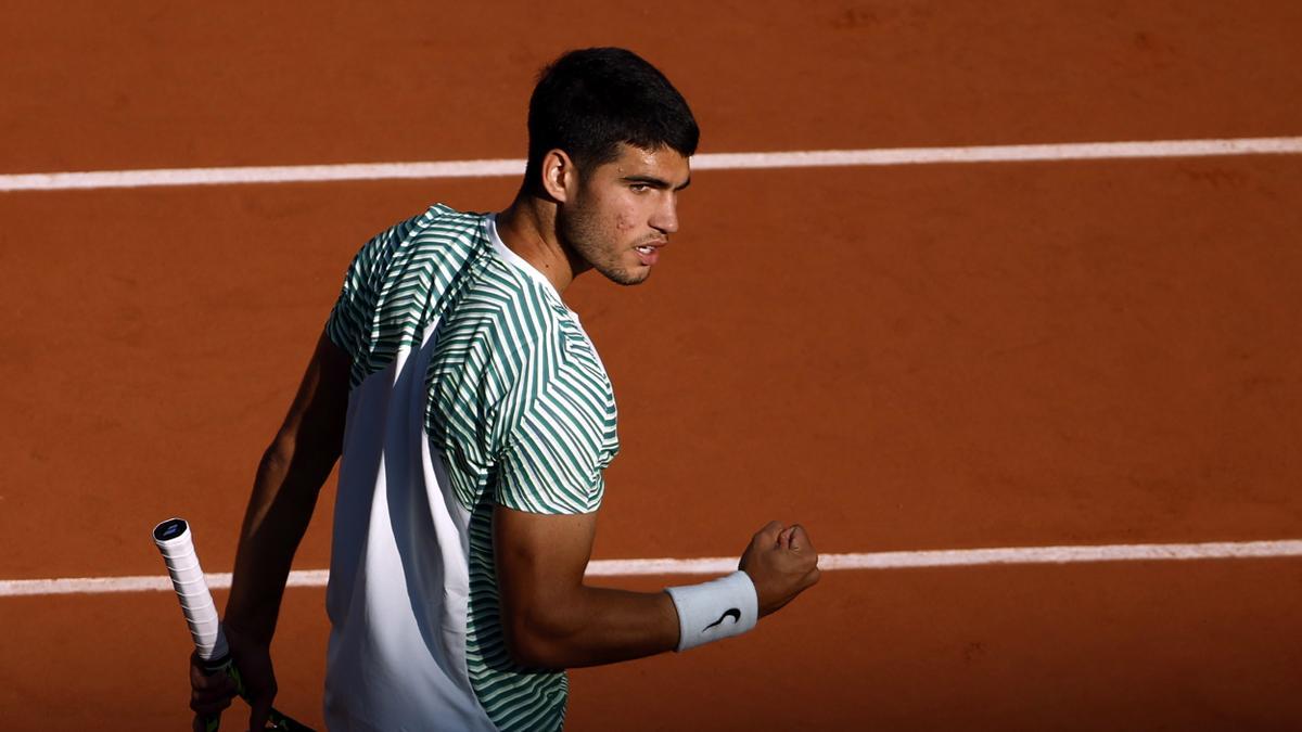 Roland Garros | Carlos Alcaraz-Lorenzo Musetti, en imágenes