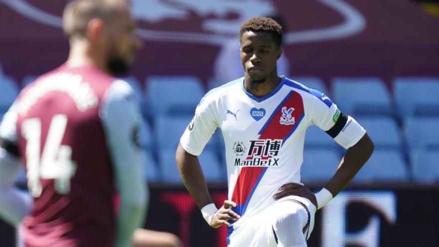 Protesta contra el racismo de Wilfried Zaha.