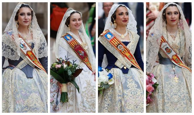Falleras Mayores en la Ofrenda 2025. Día 17 (1/4)