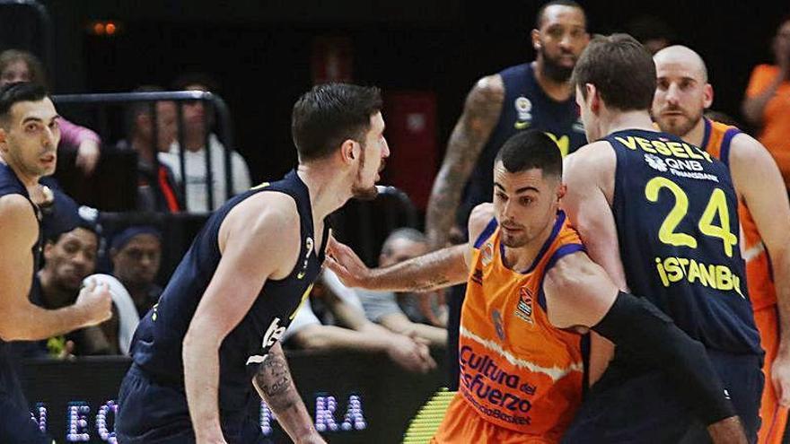 Encuentro del Valencia Basket en la Euroliga.