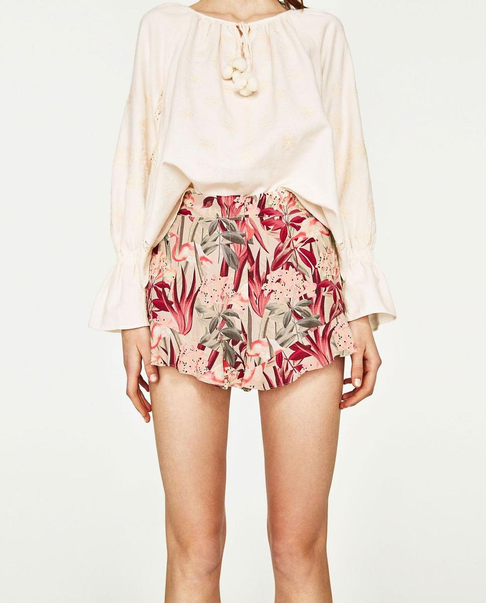 Short tiro alto, Zara