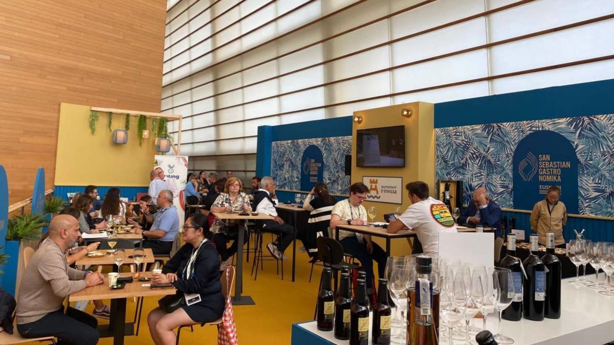 Imagen del espacio del Ayuntamiento de Eivissa en la feria gastronómica. 