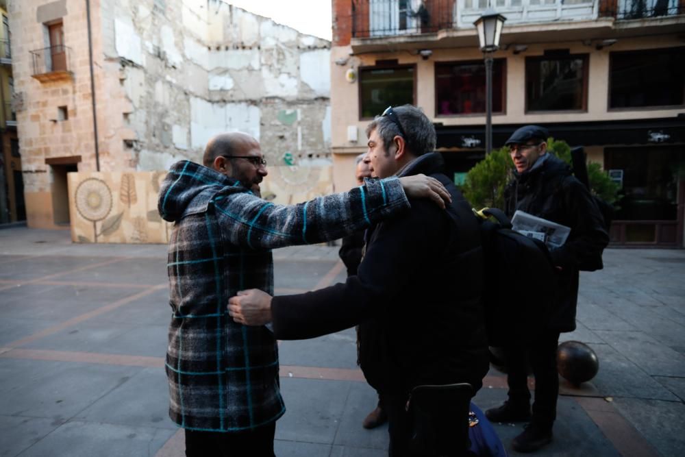 Preparativos del homenaje a Joaquín Díaz