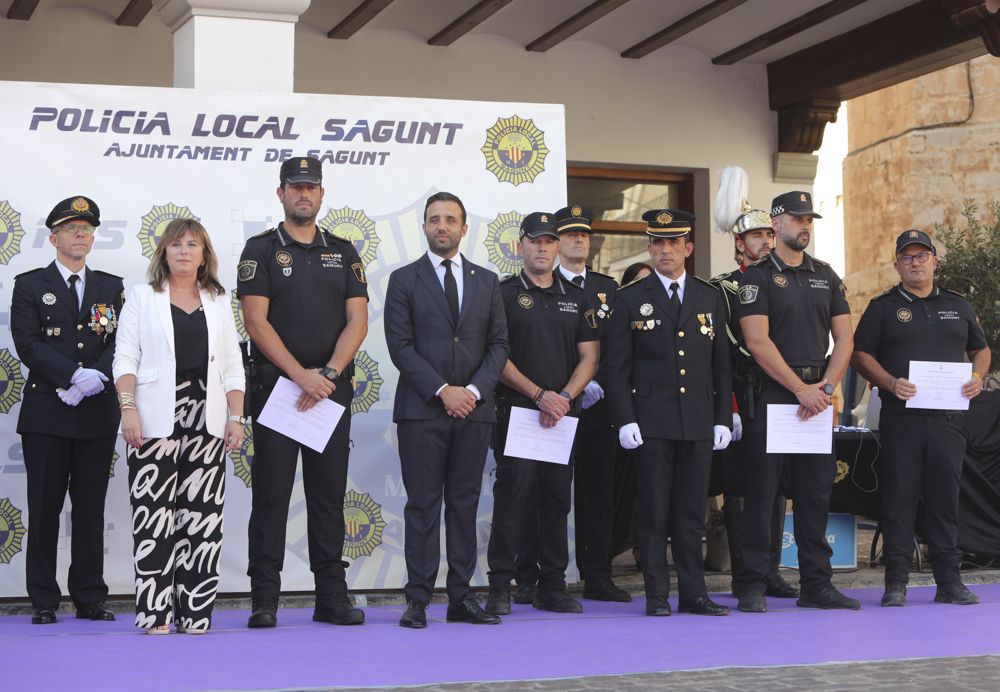 La policía local de Sagunt celebra el día de su patrón