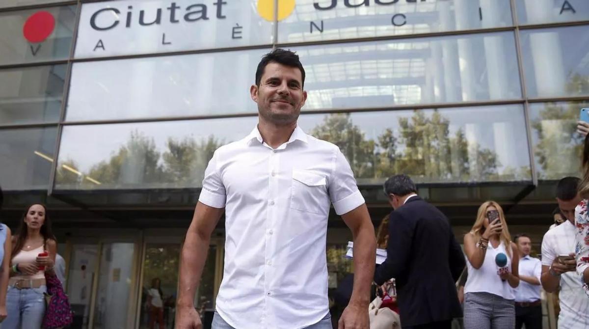 Javier Sánchez Santos en la Ciudad de la Justicia de València.