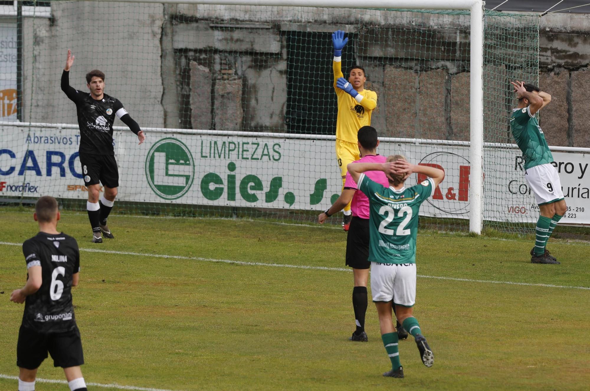 El Coruxo sufre en la victoria contra el Salamanca UDS