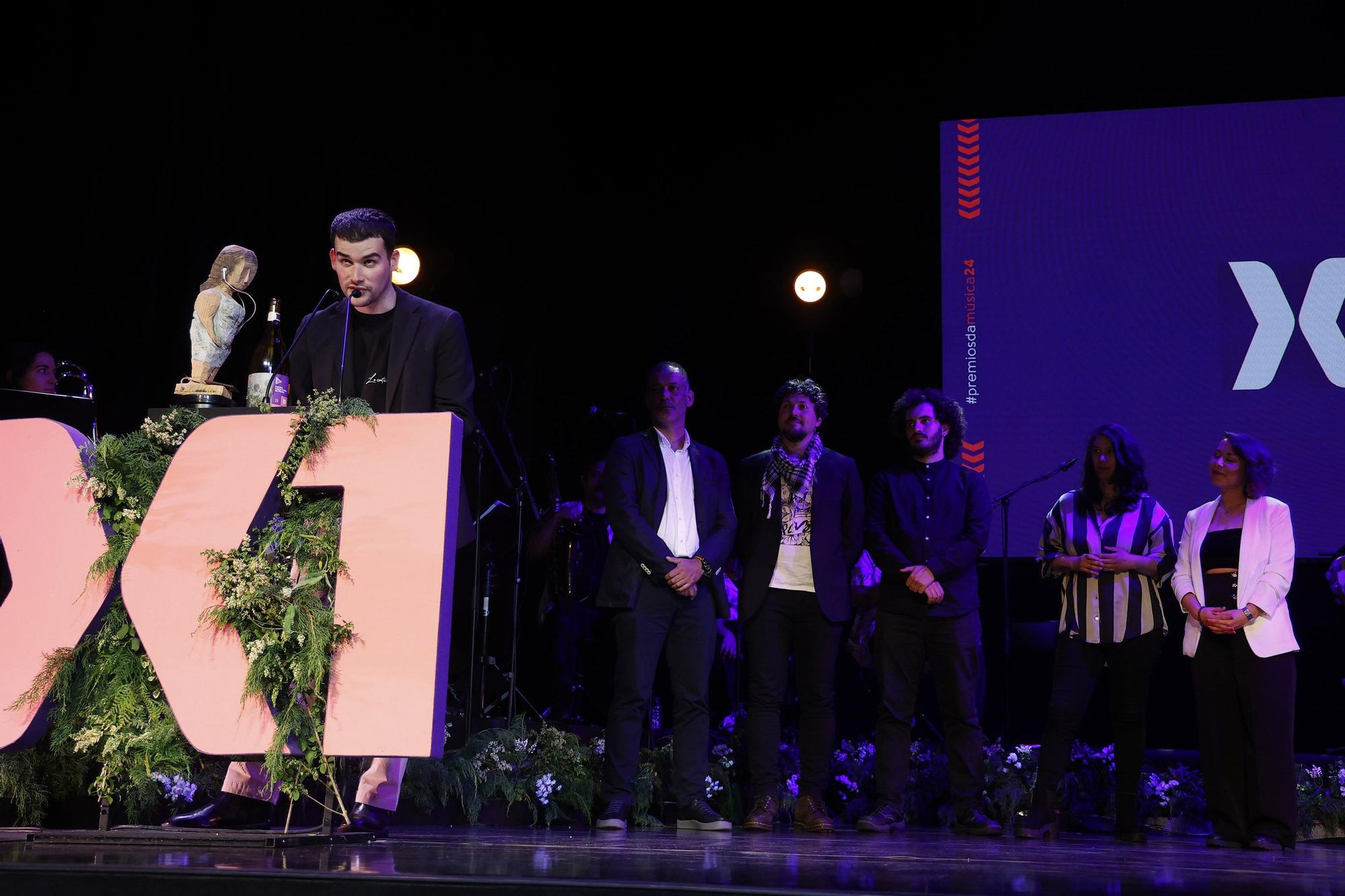 Pontevedra. Entrega de los premios de la música gallega Martín Códax.