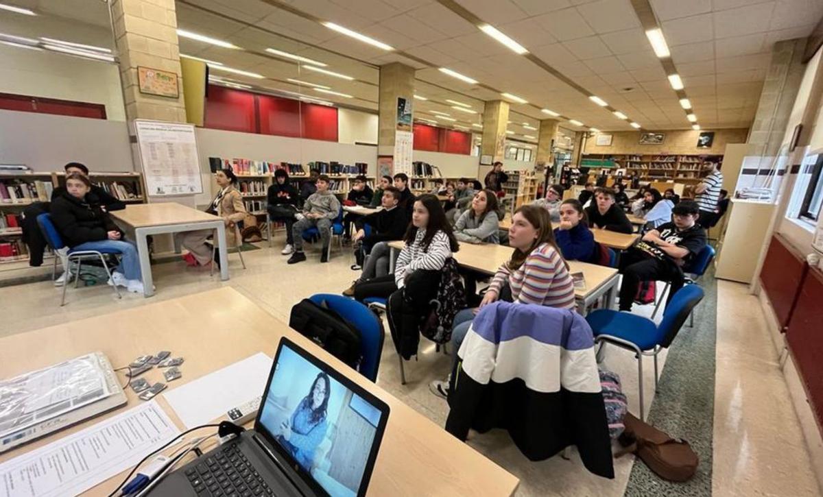 Una actividad reciente realizada por Agareso con alumnado.  | // FDV