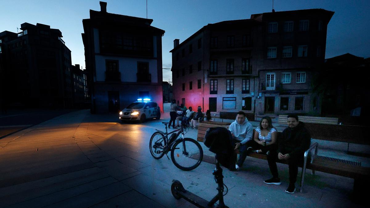 Así se vivió apagón en Pontevedra.
