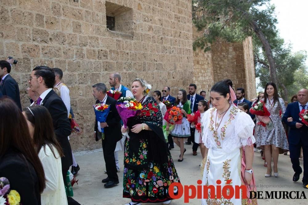 Ofrenda de flores en Caravaca