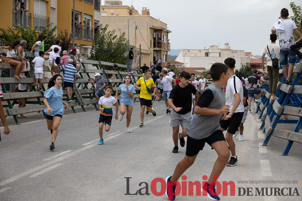 Chupinazo y encierro chico en Calasparra