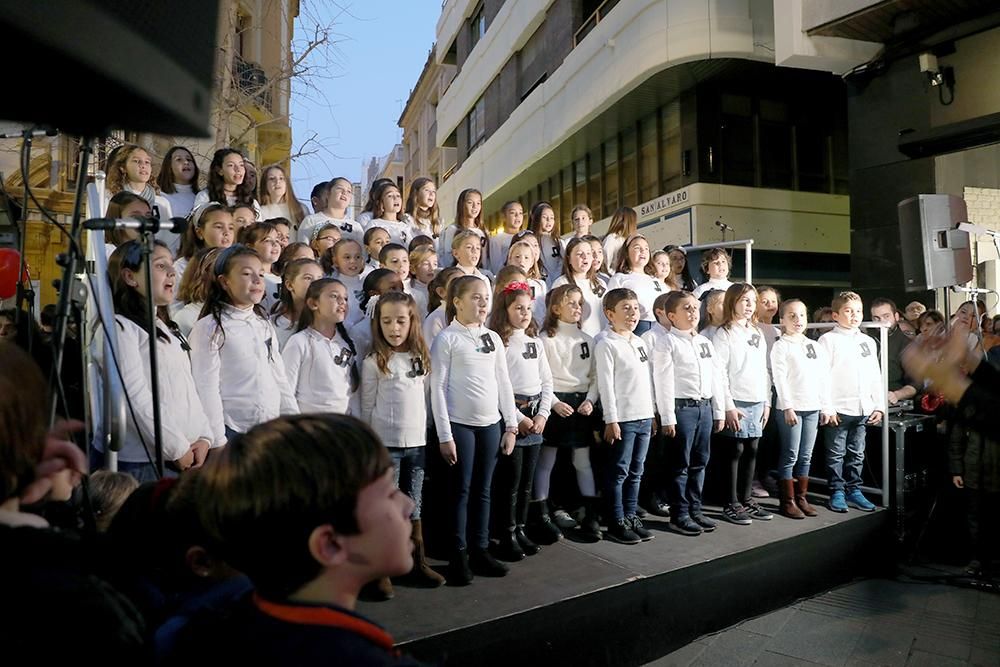 Inauguración del alumbrado de Navidad