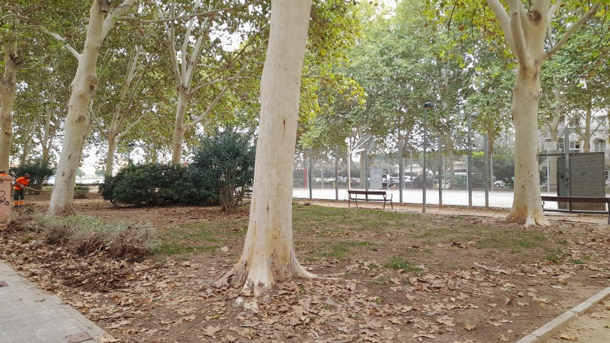 Obras de mejora en la Plaça dels Furs de Catarroja.