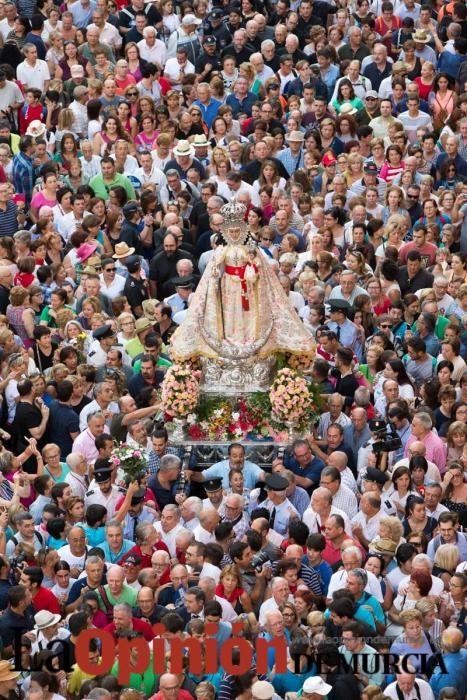 Salida de la Virgen de la Fuensanta desde la Cated