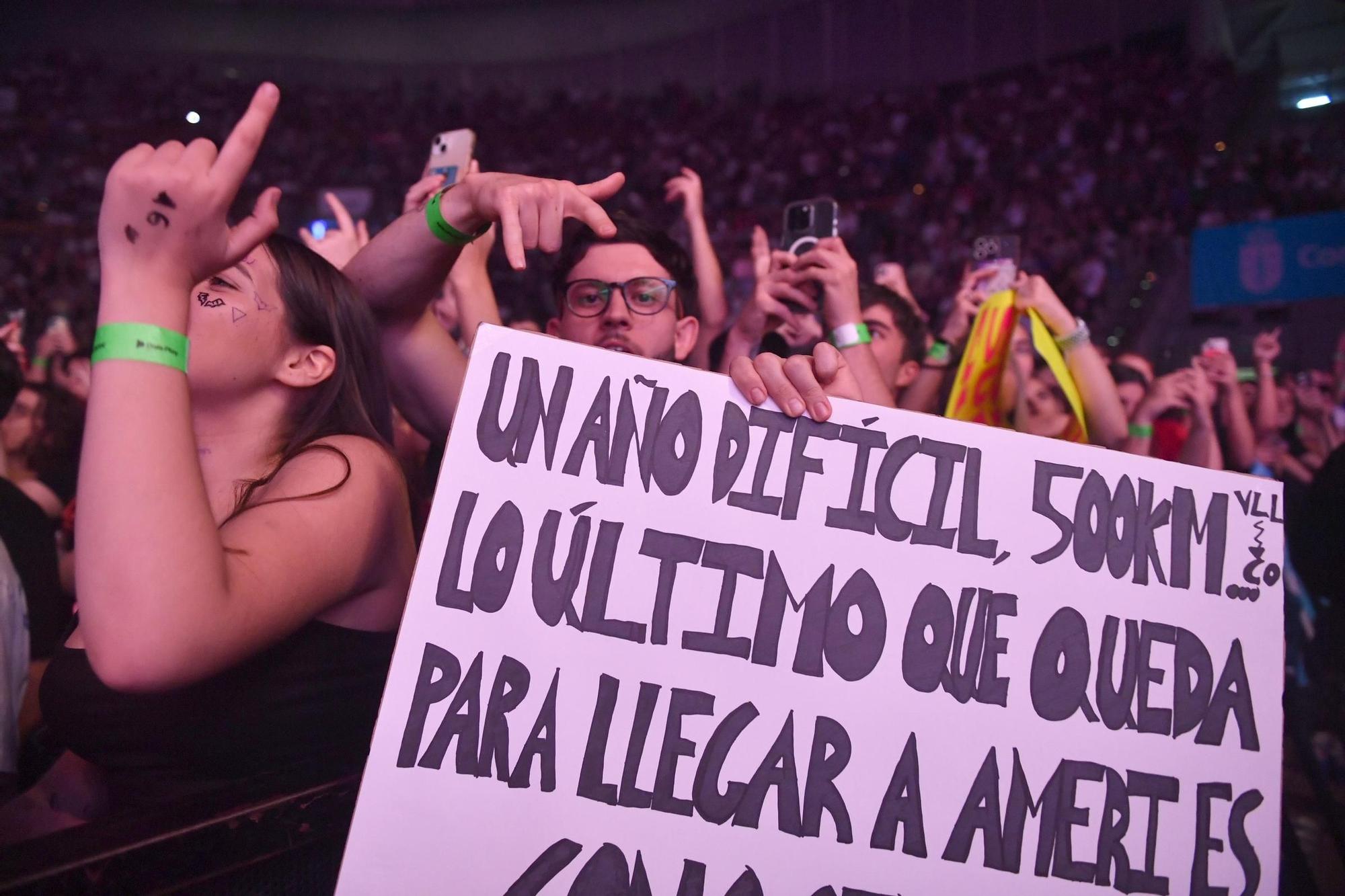 Concierto de Duki en el Coliseum de A Coruña