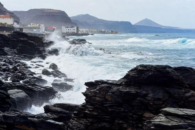 Pleamar en la zona norte de Gran Canaria