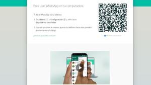 ¿Com es pot obtenir el codi QR per fer servir WhatsApp web?