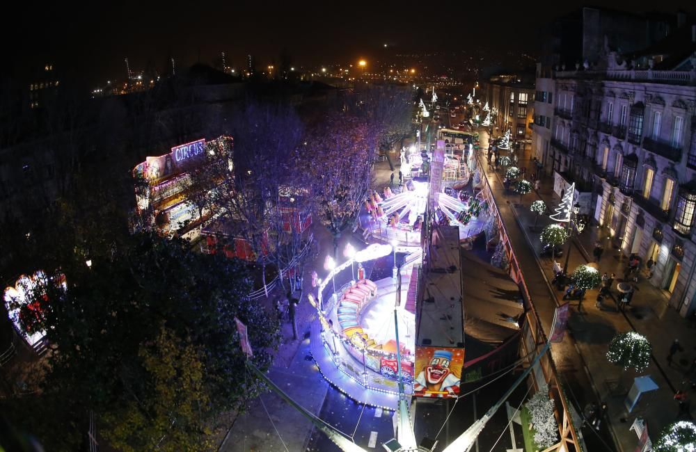 La Navidad de Vigo, desde 62 metros