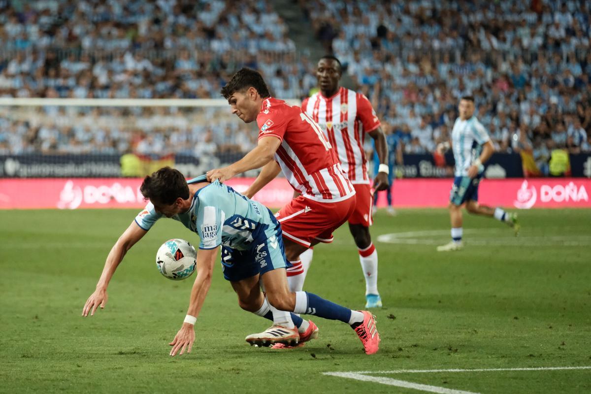 Málaga CF vs UD Almería, en imágenes