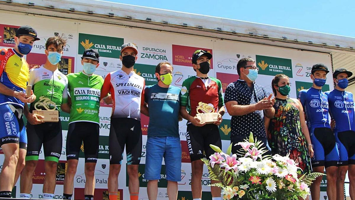 El podio final de una nueva edición del Trofeo San José. / CDCZ