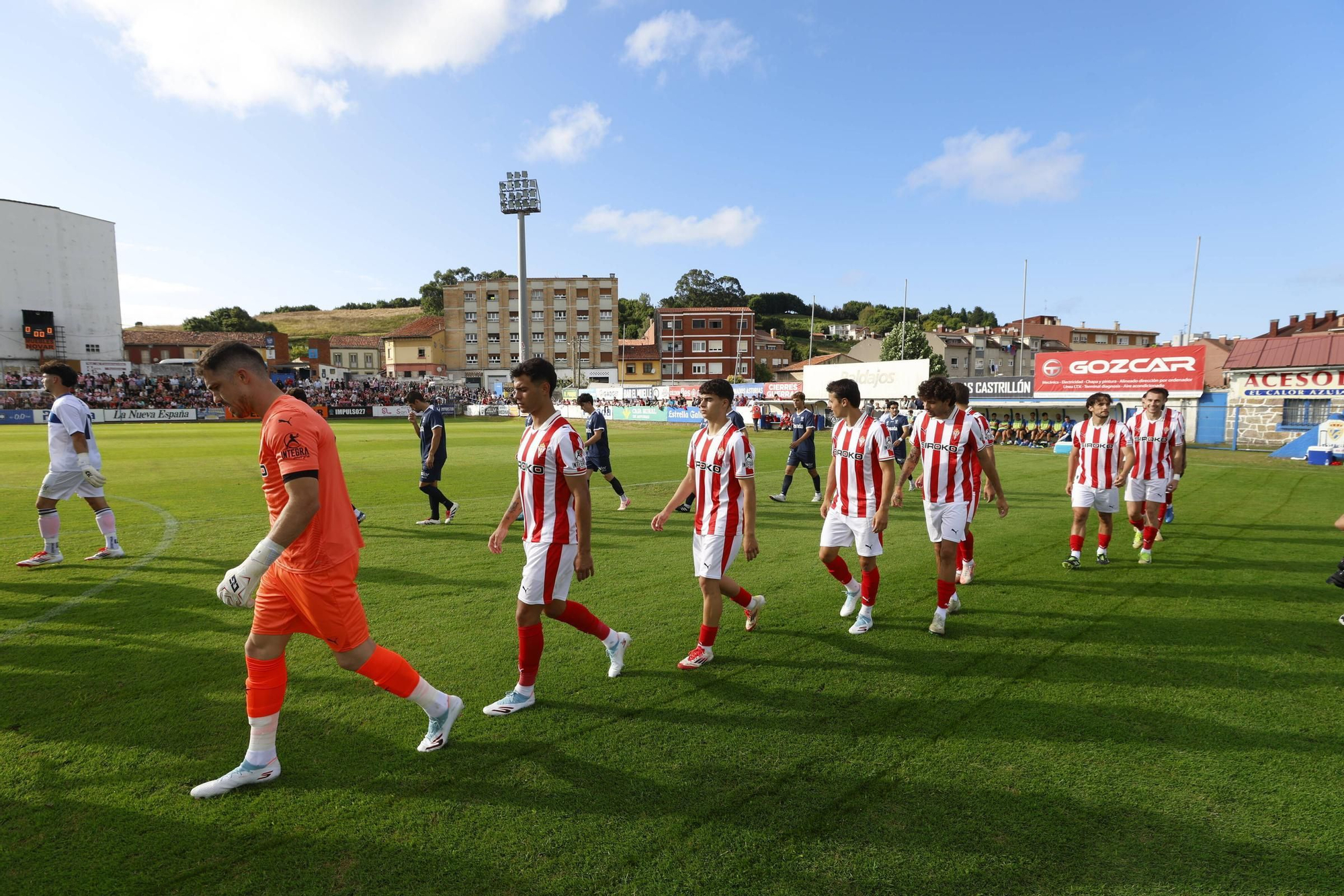 EN IMÁGENES: así fue el choque entre el Sporting y el Marino de Luanco