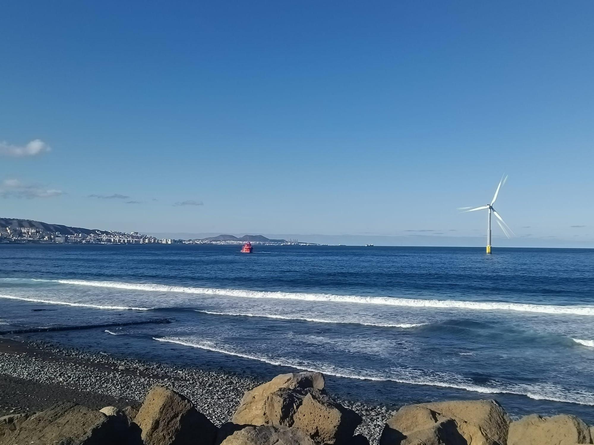 Vertido de combustible en la bahía de Las Palmas de Gran Canaria