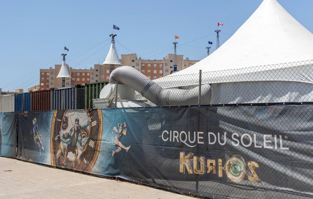Las instalaciones del Circo del Sol, ubicadas en la Avenida de la Costa Blanca