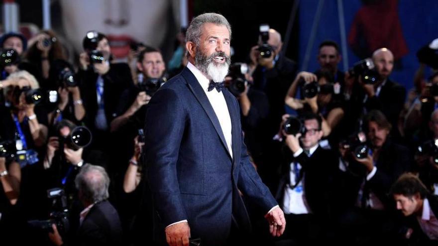 Mel Gibson, en Venecia.