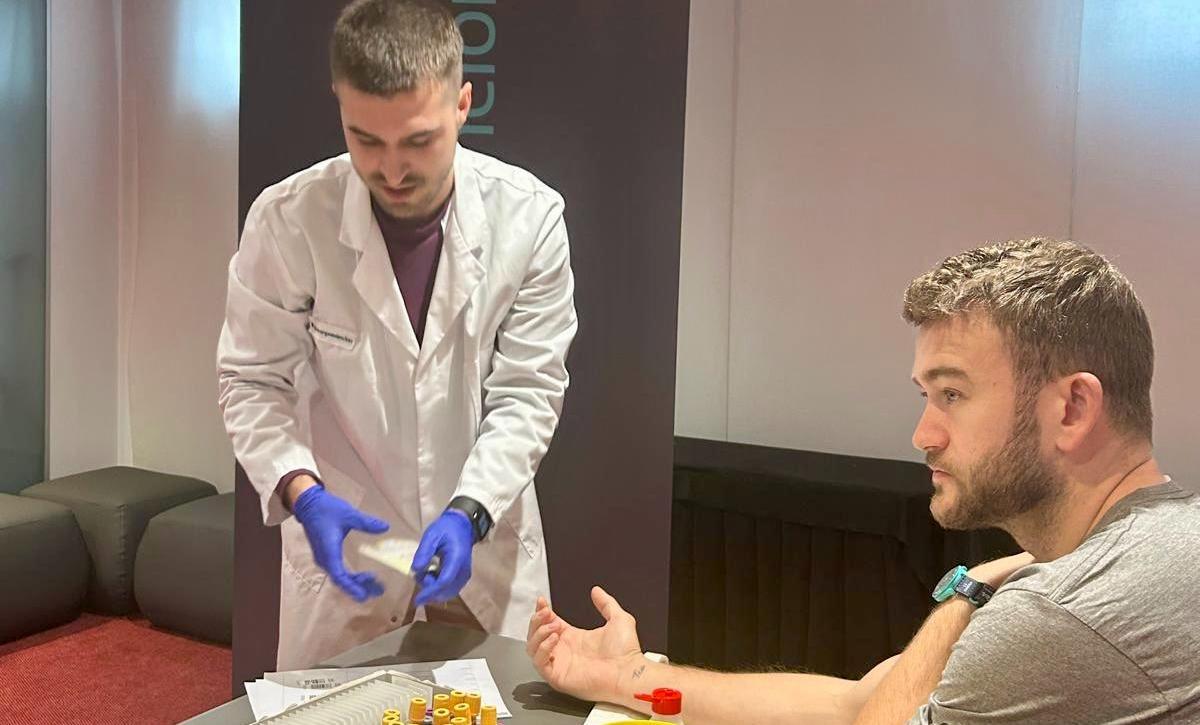 Pérez de Vargas, el pasado viernes en las pruebas médicas