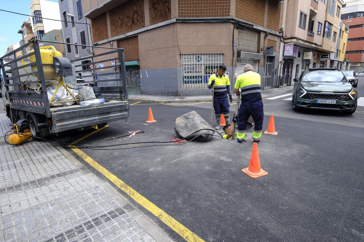 Recogida de firmas en Guanarteme por las obras