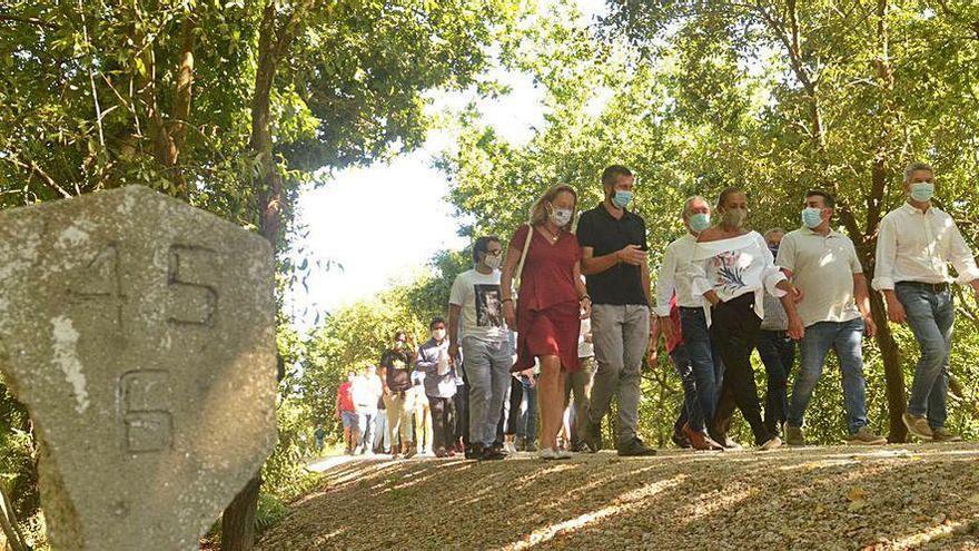 Primera Vía Verde gallega entre Caldas, Vilagarcía y Portas