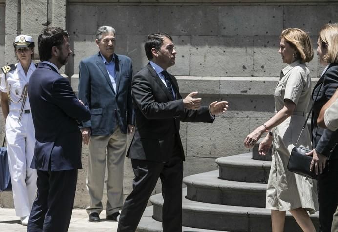 19/07/2017  EJERCITO DEFENSA   visita de la ministra de defensa María Dolores de Cospedal  a la capitanía  de canarias