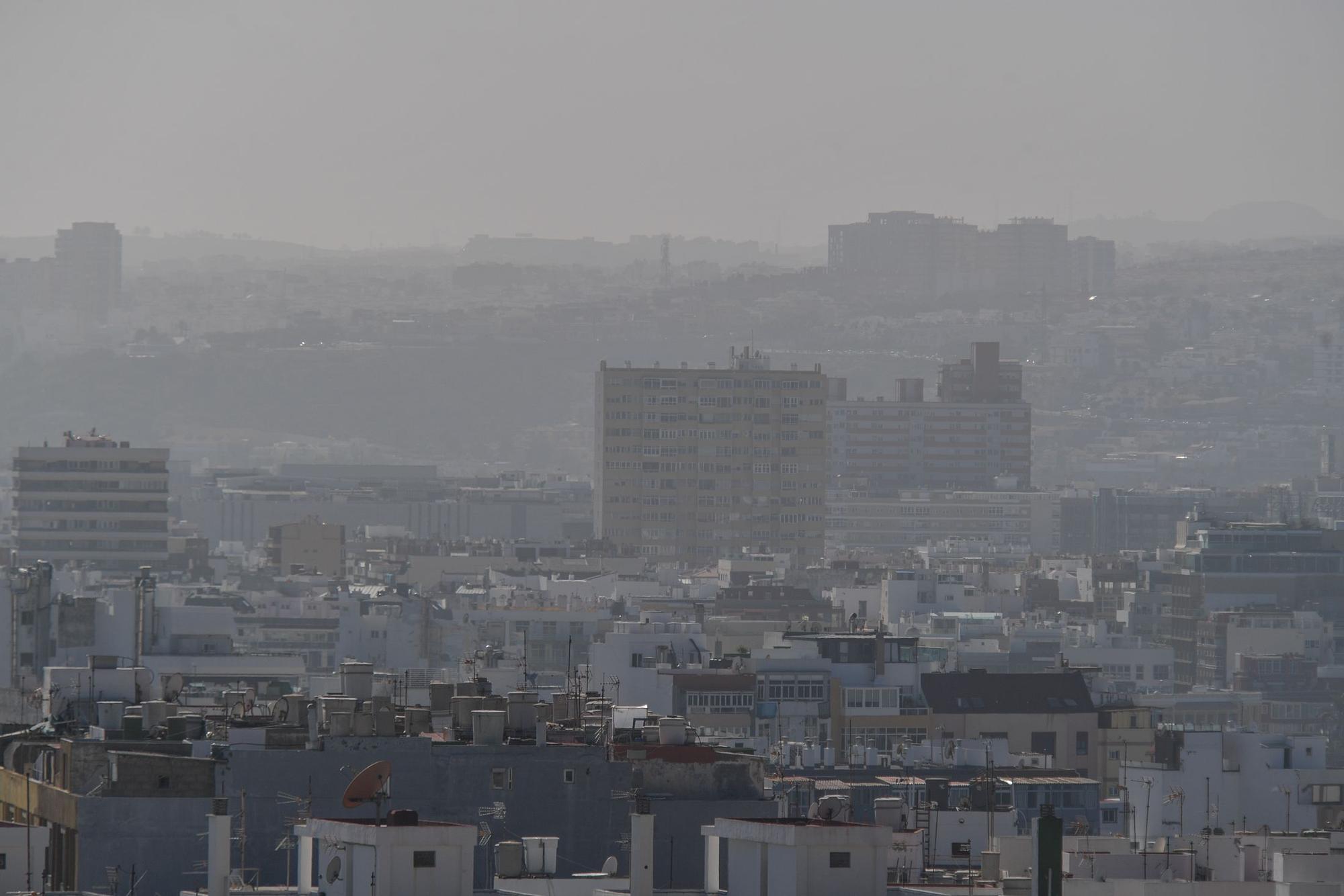 Calima en Las Palmas de Gran Canaria (29/12/2021)