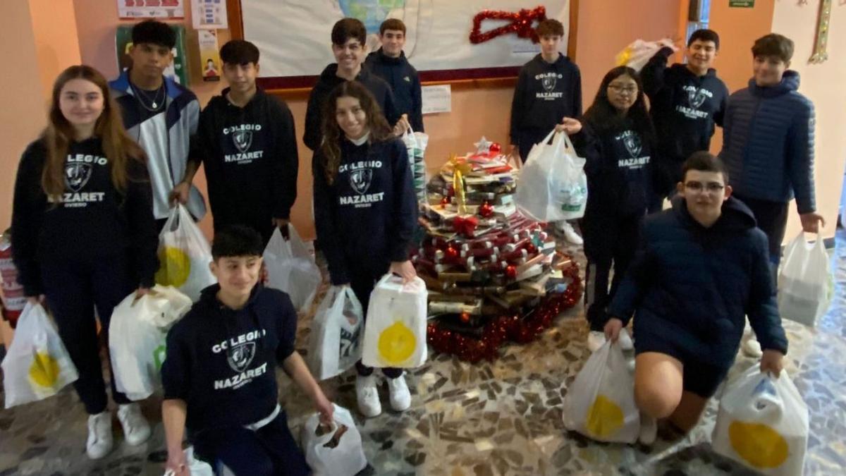 El Colegio Nazaret Recoge Alimentos Para Donarlos A La Cocina Económica La Nueva España 5820