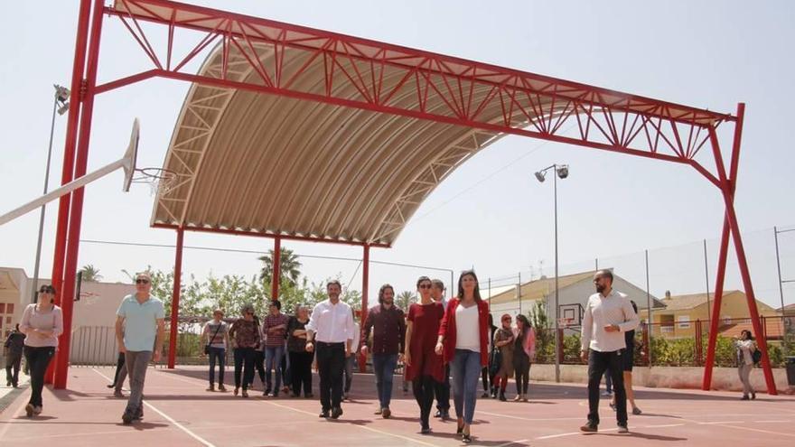 Los colegios de Santomera se protegen del Sol