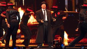 Concierto de rauw Alejandro en el Palau Sant Jordi.