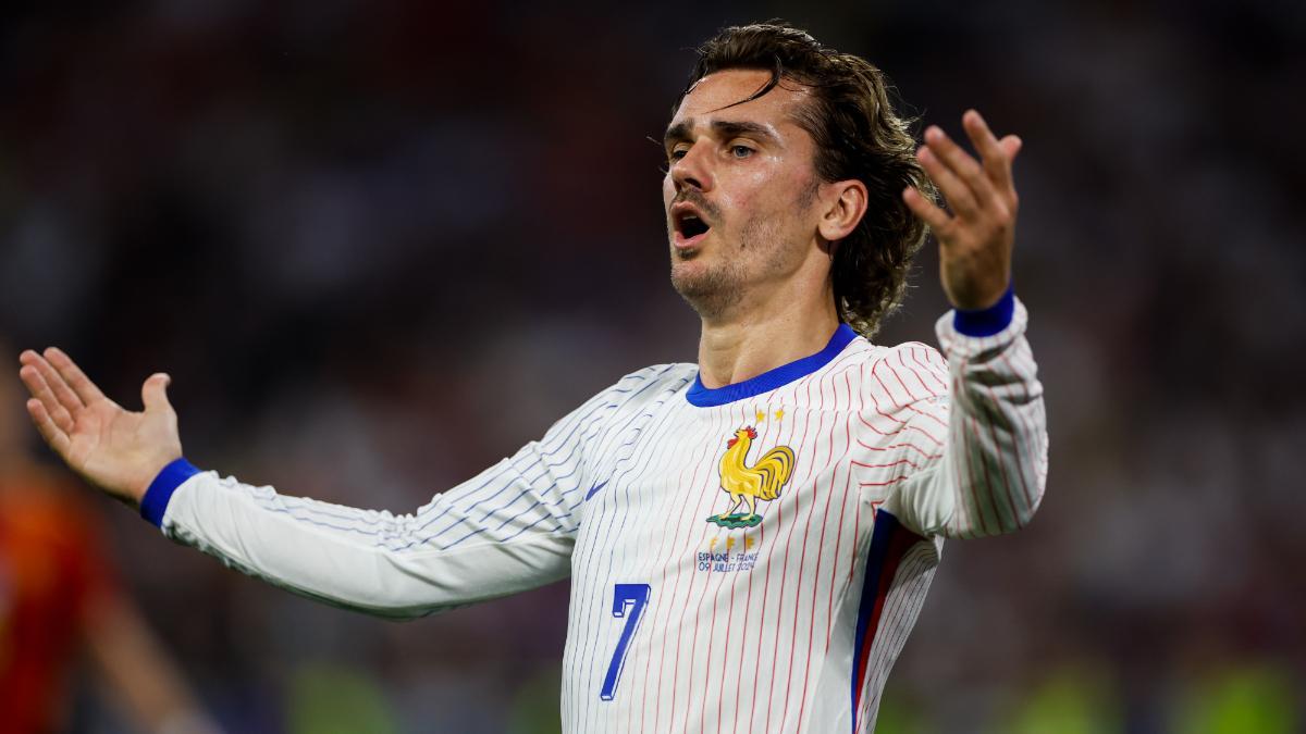 Antoine Griezmann, en la Eurocopa