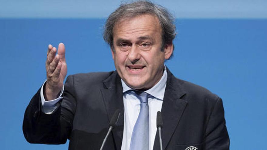 Michel Platini, máximo dirigente de la UEFA.