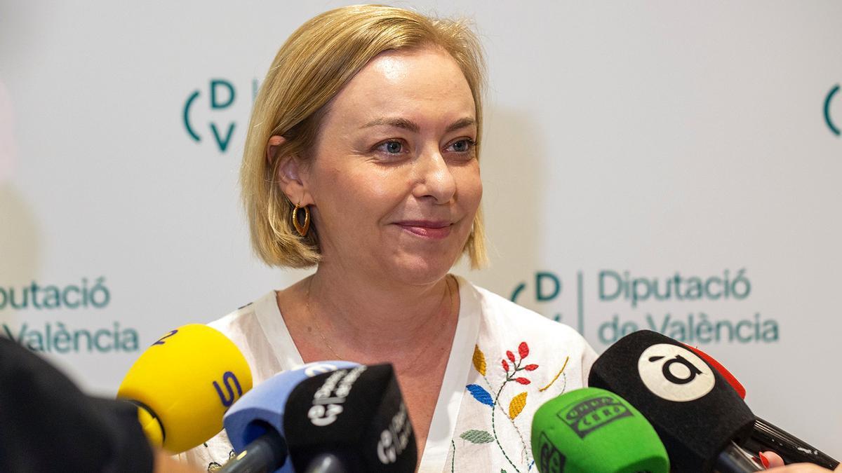 La vicepresidenta de la diputación, Natàlia Enguix.