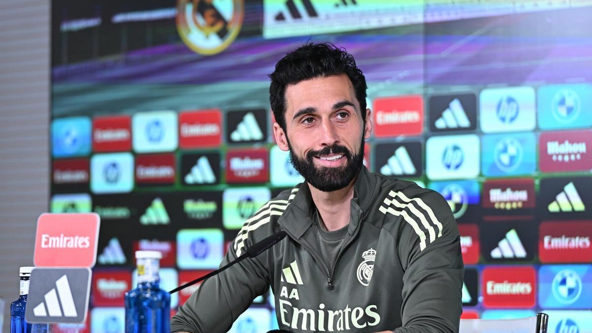Álvaro Arbeloa, entrenador del Real Madrid después del Real Madrid - Bayern (1-2)
