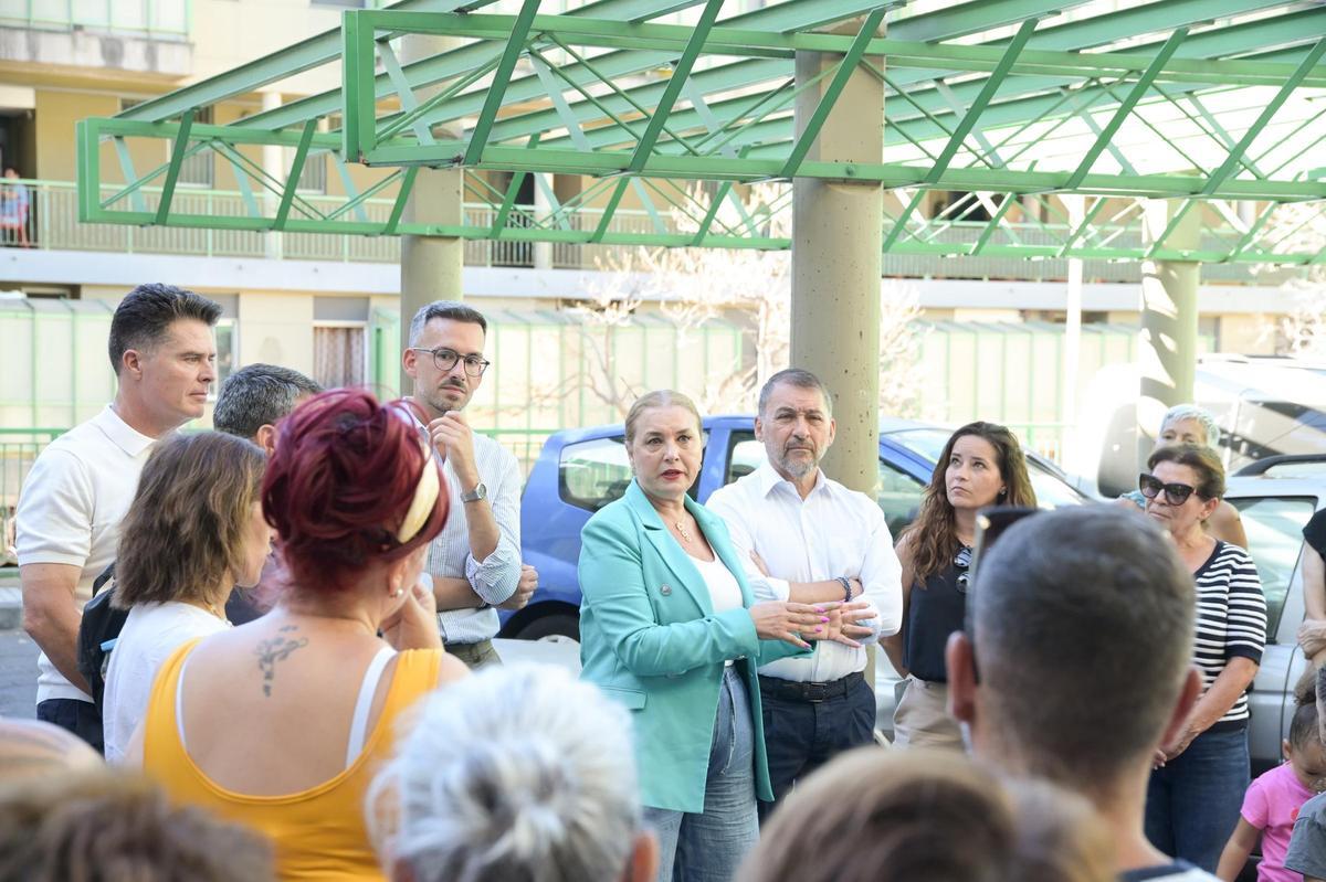 Presentación de las obras en Añaza